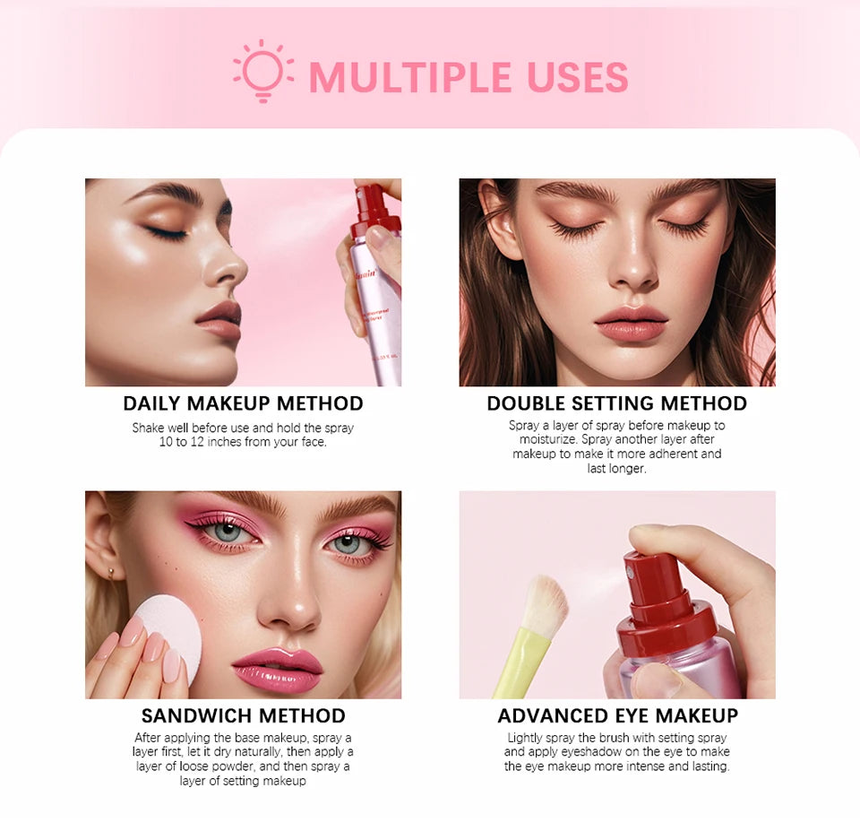 Mattifying Setting Spray Long Lasting Waterproof Makeup Fixer