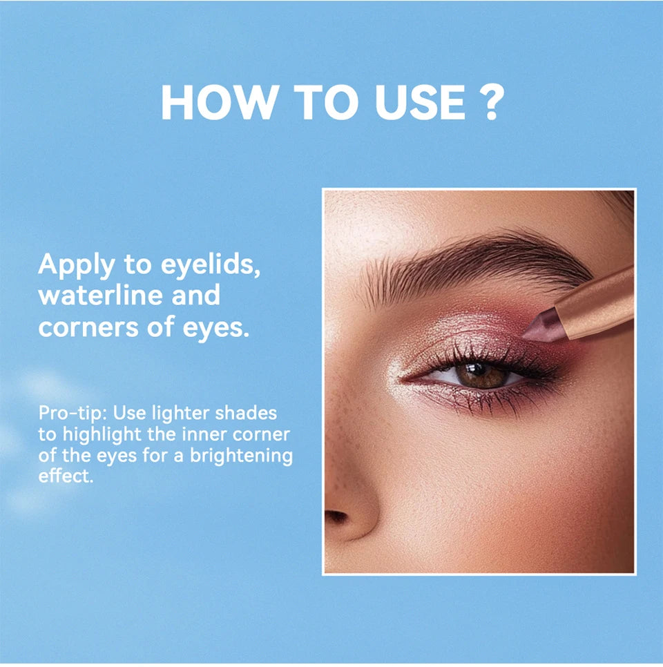 Long Lasting Eyeshadow Stick Waterproof Cream Eye Shadow Pencil