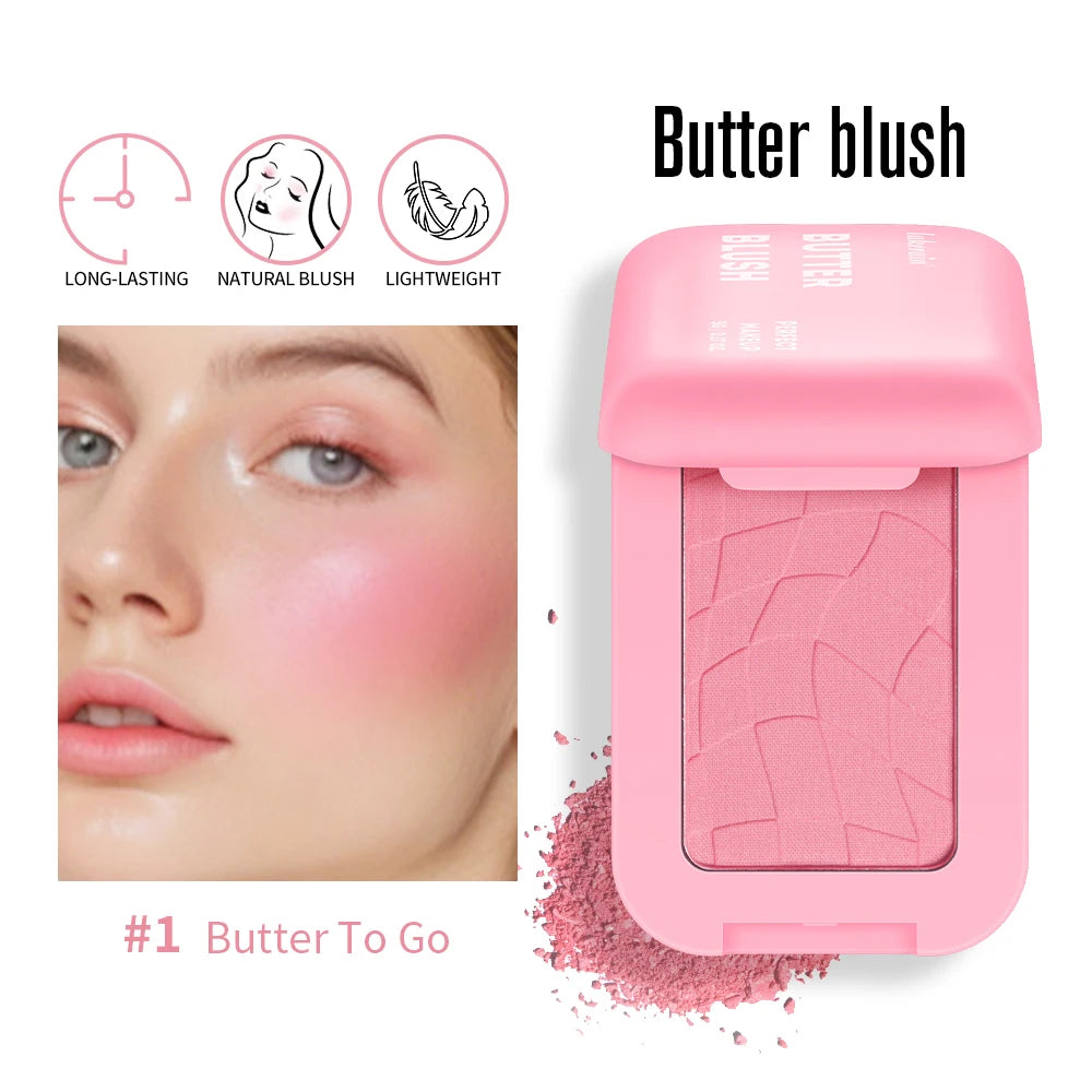 Butter Blush Palette Long Lasting Cream Cheek Makeup - 2