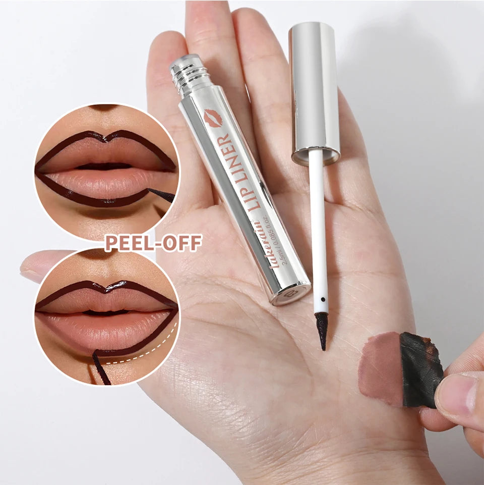 Peel Off Lip Liner Tattoo Lip Stain Waterproof Smudge Proof Liner