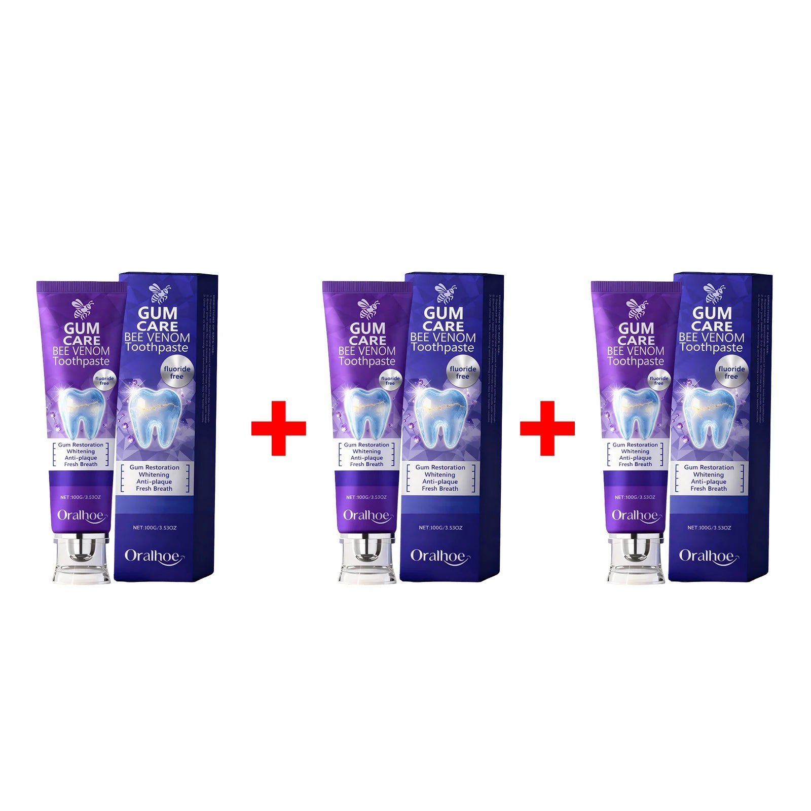 Bee Venom Toothpaste Gum Care and Teeth Whitening Oral Hygiene Cleaner - 14