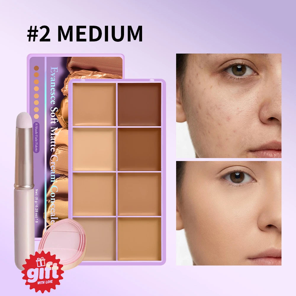 Cream Concealer Palette and Contouring Kit
