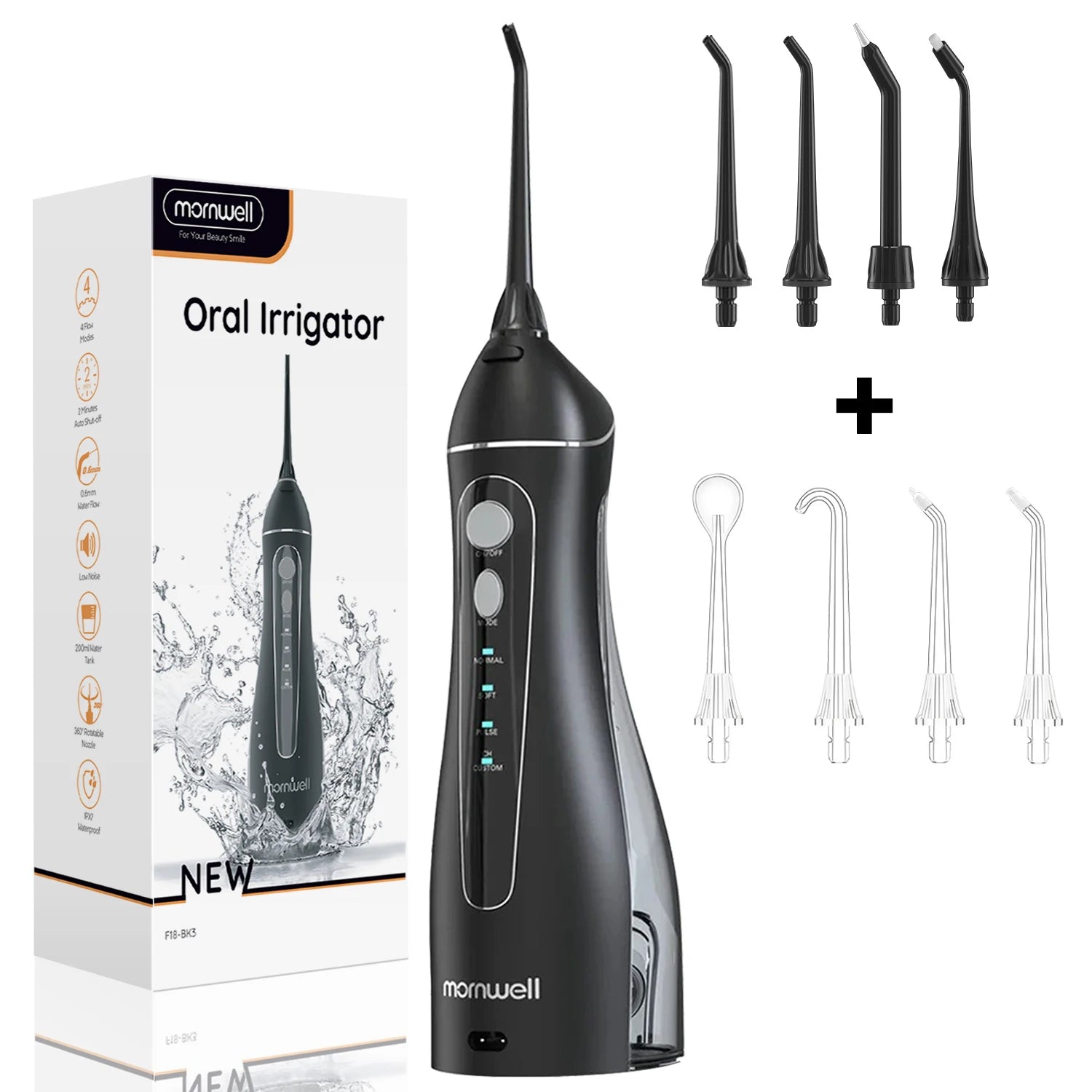 Portable Water Flosser Cordless Dental Oral Irrigator - 14