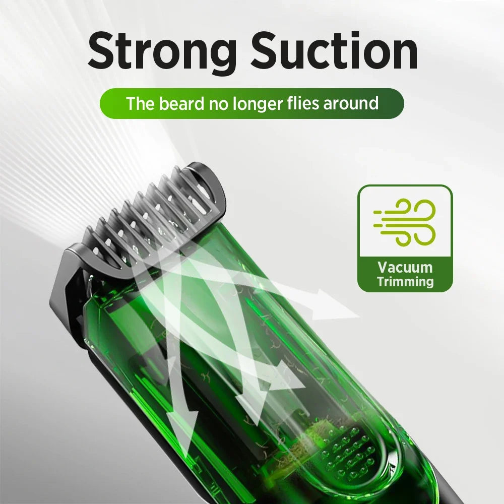Cordless Beard Trimmer and Electric Hair Clipper Grooming Kit - 2