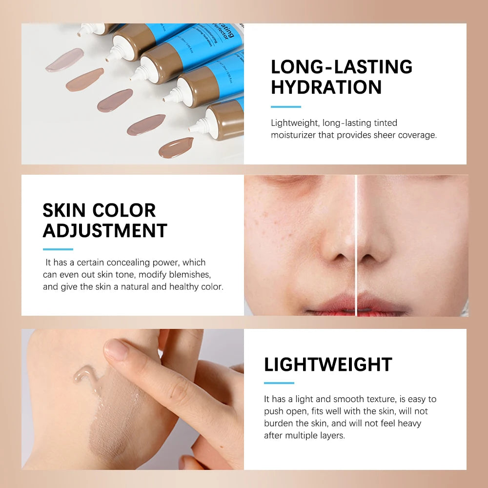 Hydrating Liquid Foundation and Tinted Moisturizing Face Cream