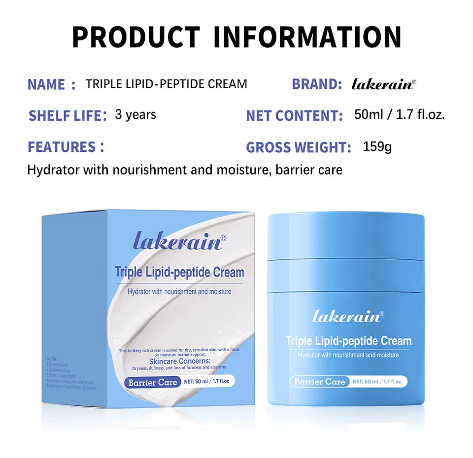 Triple Lipid Peptide Cream Moisturizing Face Moisturizer - 18