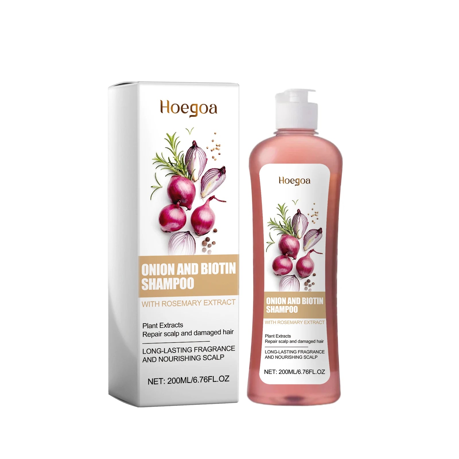 Onion and Biotin Shampoo Hair Repair and Growth Cleanser - 12
