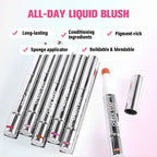 Liquid Blush Stick Sponge Tip Face Makeup Blusher