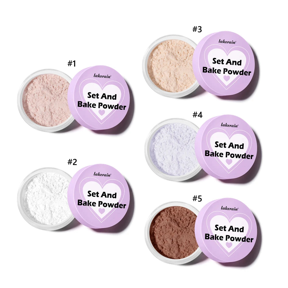 Matte Setting Powder and Face Baking Powder for Long Lasting Makeup