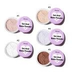 Matte Setting Powder and Face Baking Powder for Long Lasting Makeup