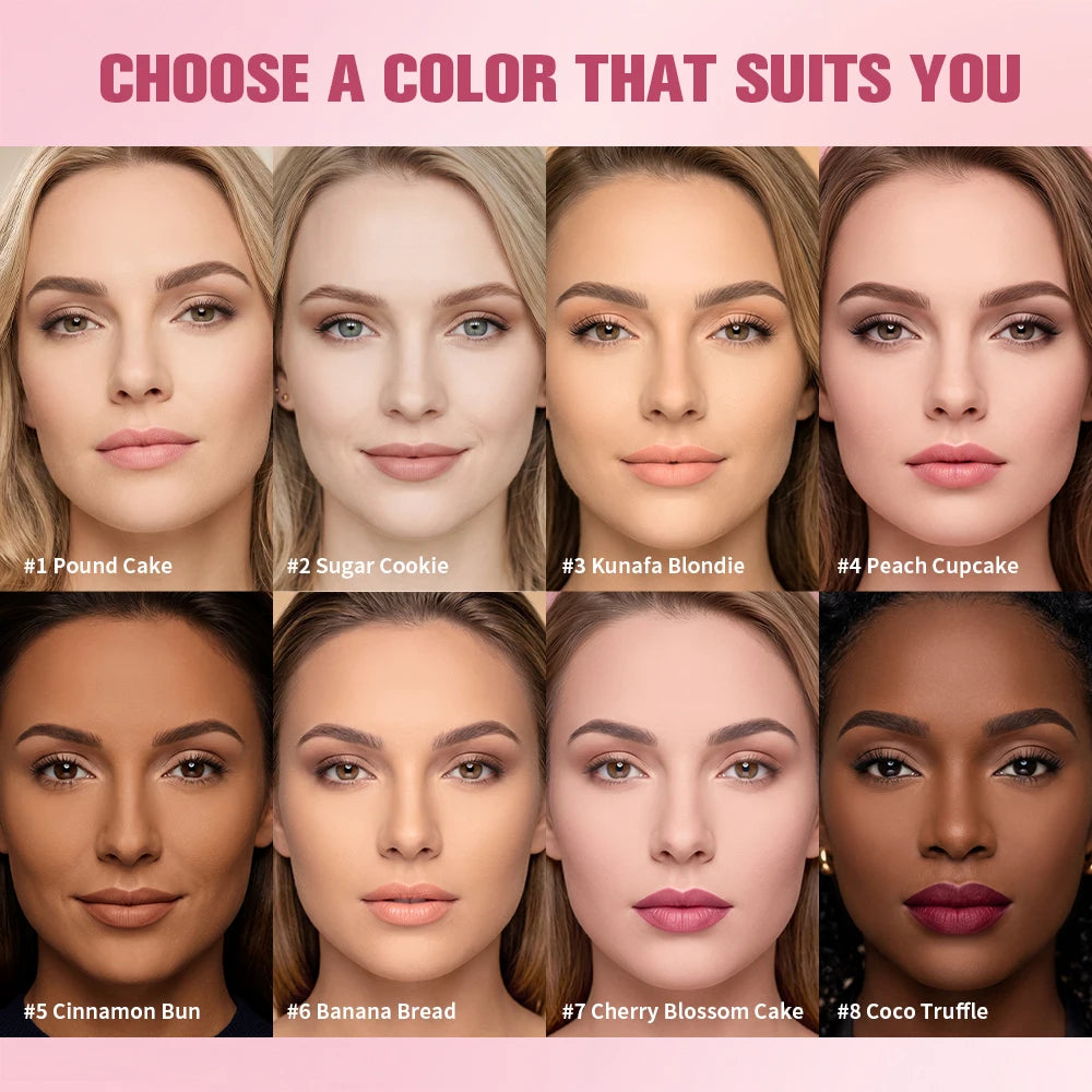 Pressed Face Powder and Setting Compact with Mirror