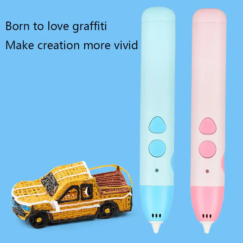 Kids 3D Printing Pen Low Temperature 3D Drawing Pencil for Children