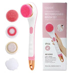 Electric Bath Brush Rechargeable Body Scrubber Shower Spin Brush
