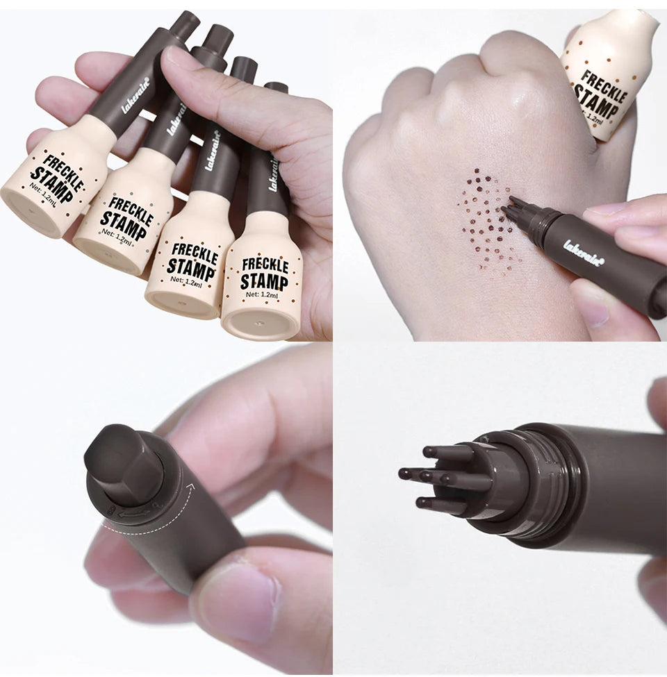 Freckle Stamp Makeup Pen Fake Freckle Marker for Natural Look - 16