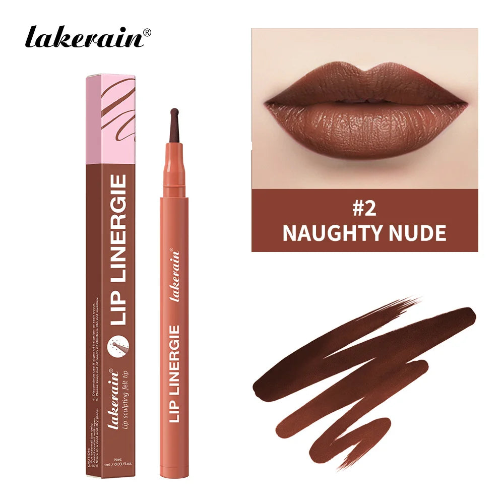 Waterproof Lip Liner Pencil Felt Tip Lip Stain Pen - 39