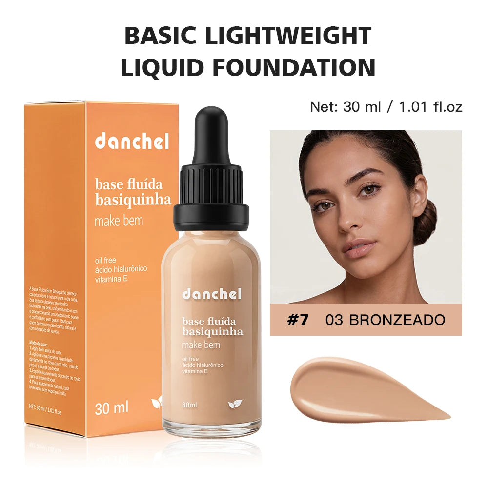 Basic Liquid Foundation Matte Face Makeup Base - 22