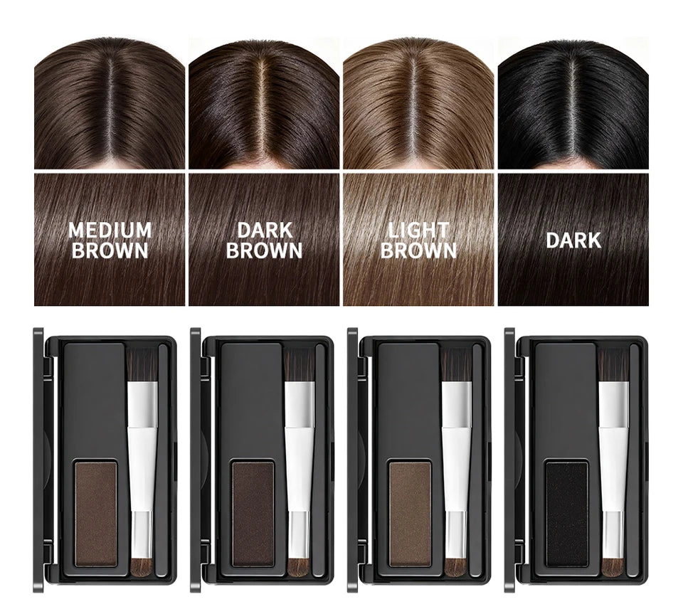 Hair Root Cover Up Powder and Hairline Shadow Concealer - 8
