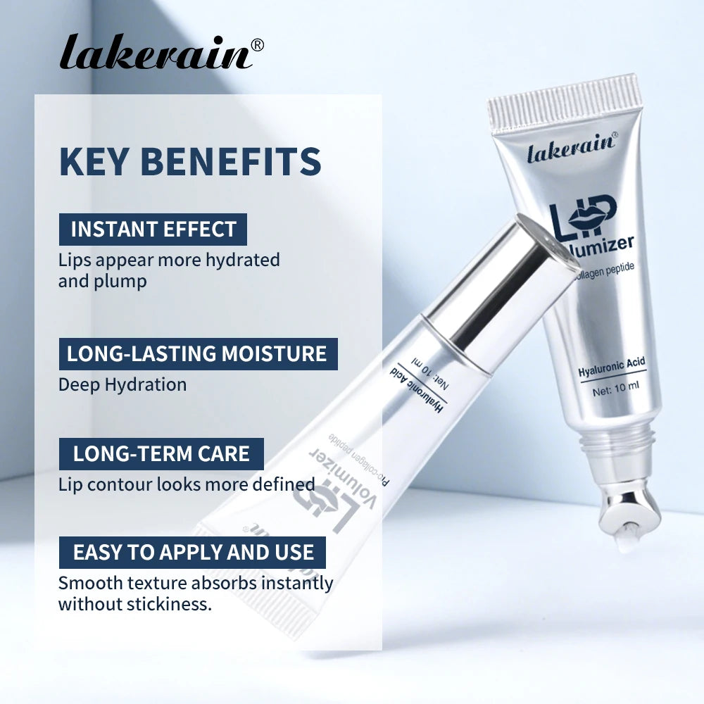 Lip Plumper Serum Hydrating Lip Volumizer Gloss - 3