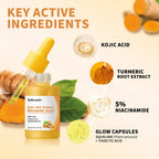 Kojic Acid Turmeric Serum Face Brightening Essence