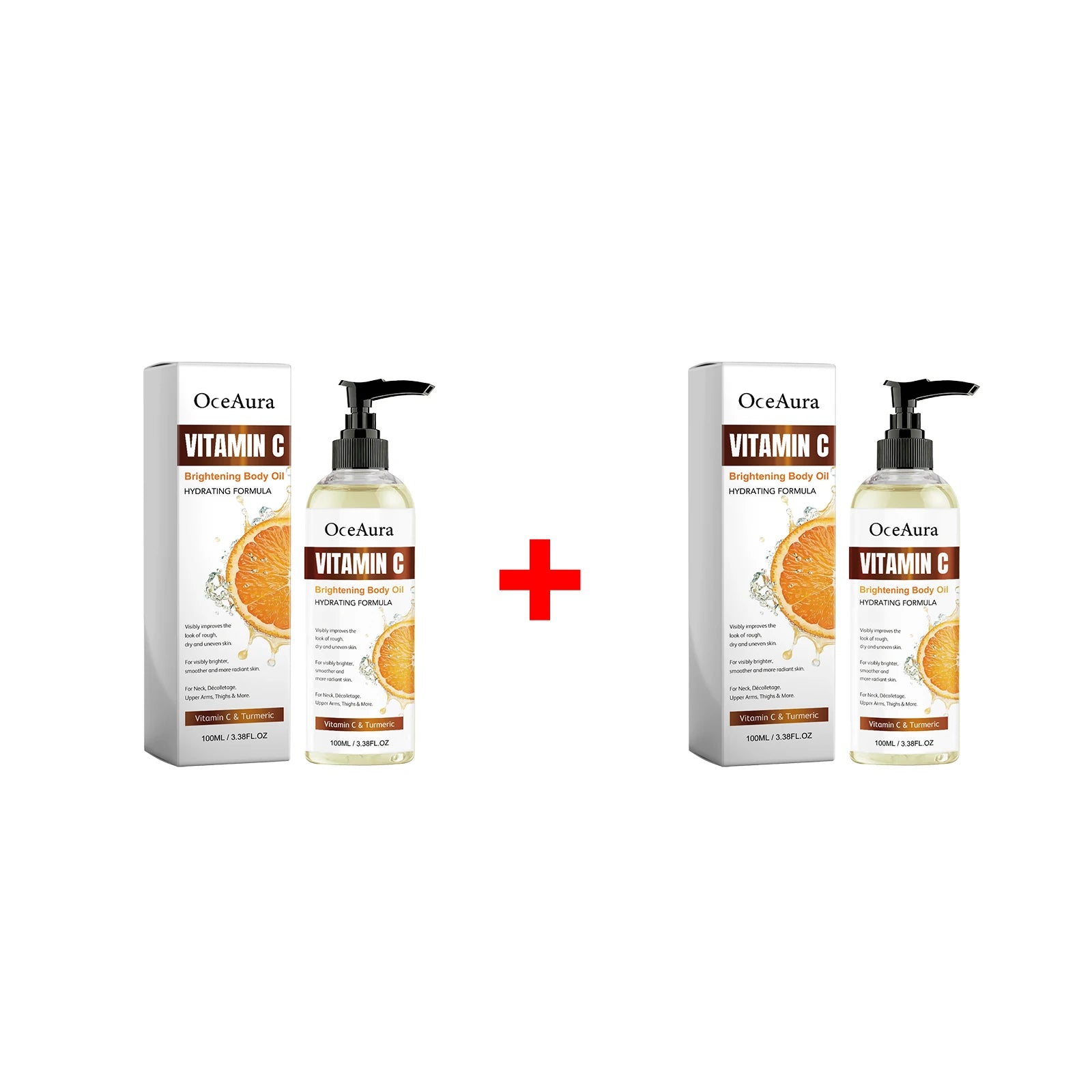 Turmeric Vitamin C Body Oil Brightening Glow Moisturizing Skin Serum - 20