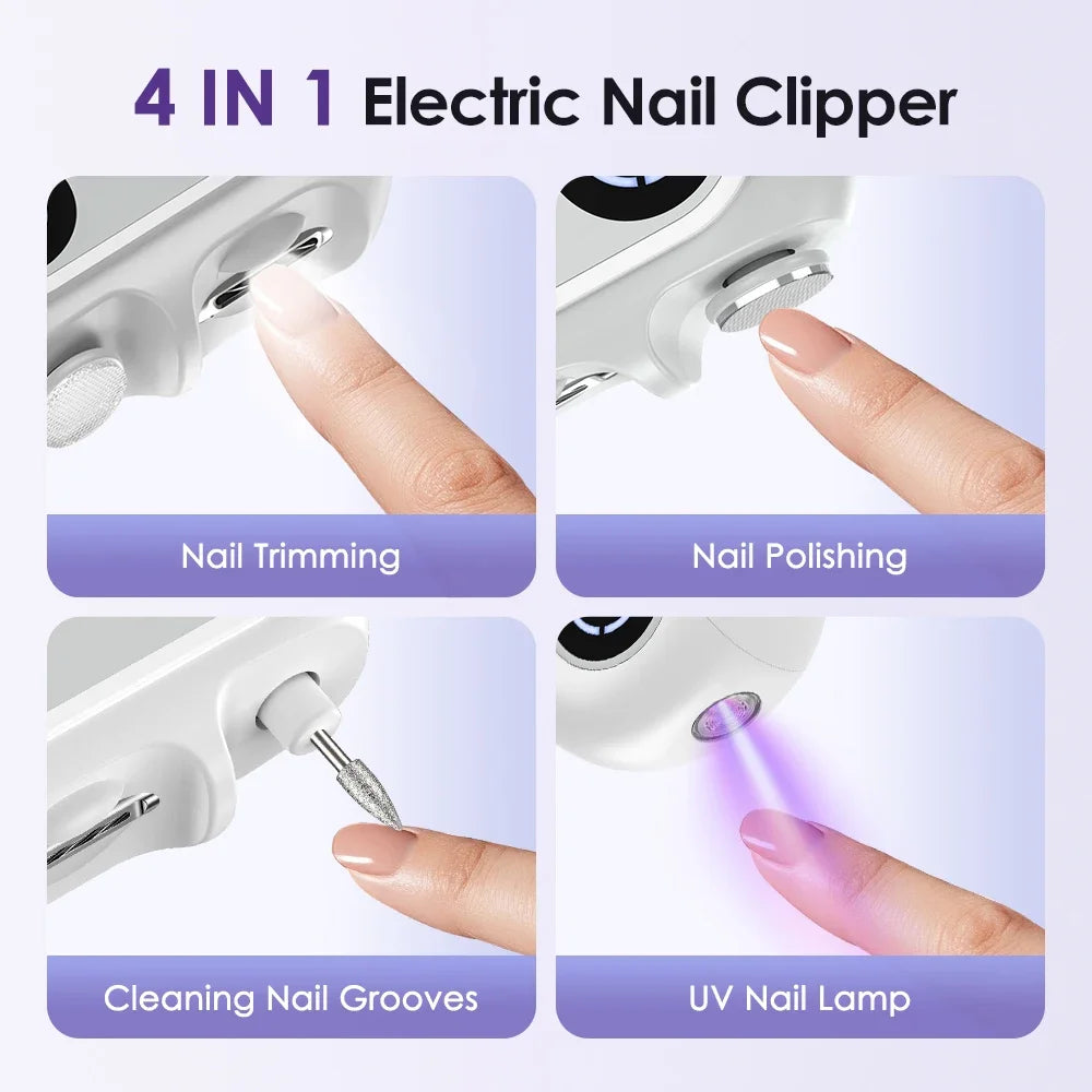 4 in 1 Electric Nail Clipper and Automatic Nail Trimmer