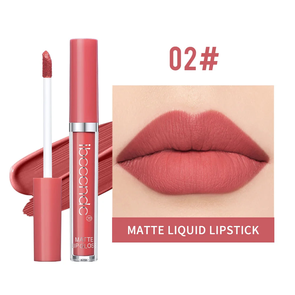 Matte Liquid Lipstick Waterproof Long Lasting Lip Glaze Makeup - 24