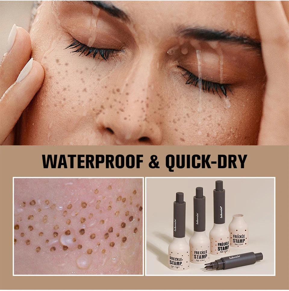 Freckle Stamp Makeup Pen Fake Freckle Marker for Natural Look - 12