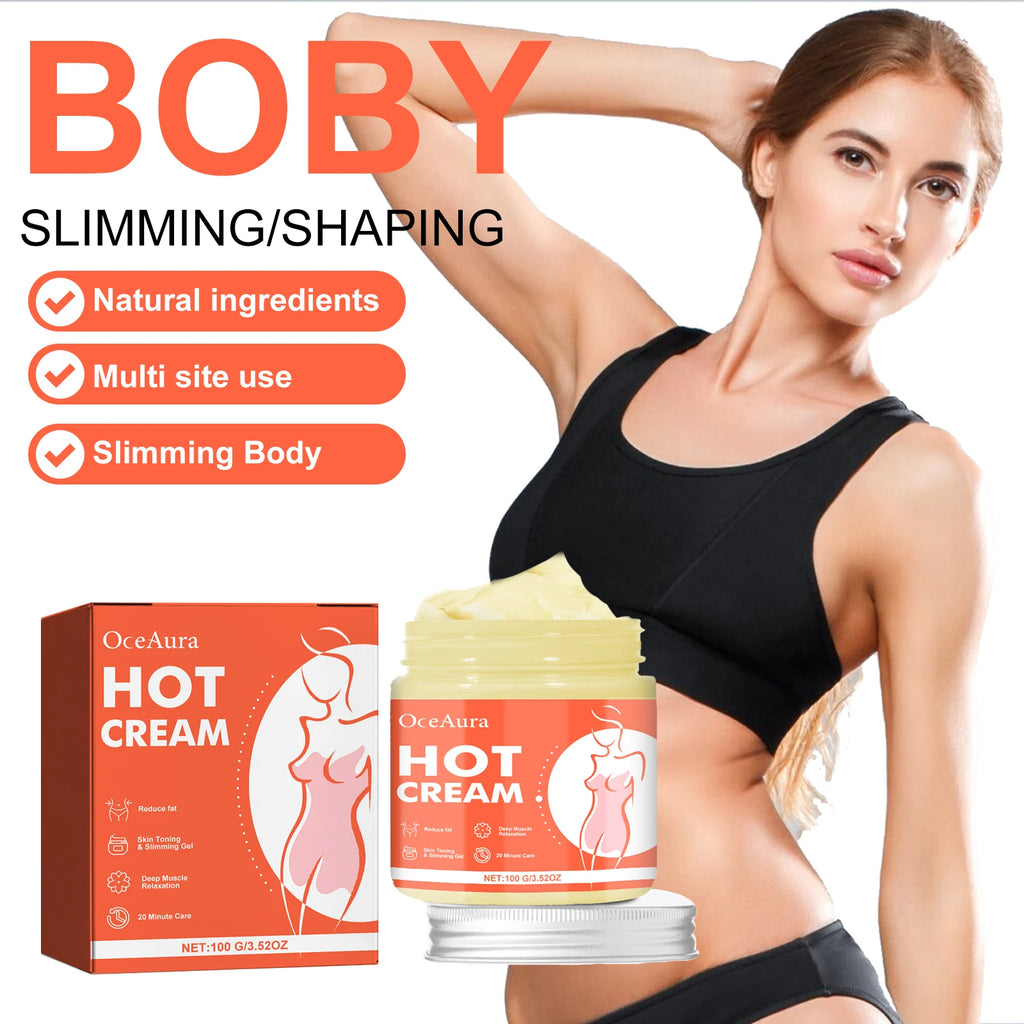 Hot Cream Anti Cellulite Massage Gel Slimming Body Shaping Cream
