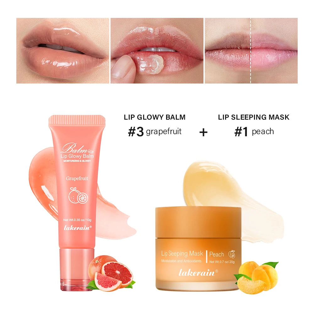 Lip Balm and Sleeping Mask Set Moisturizing Lip Care Treatment - 29