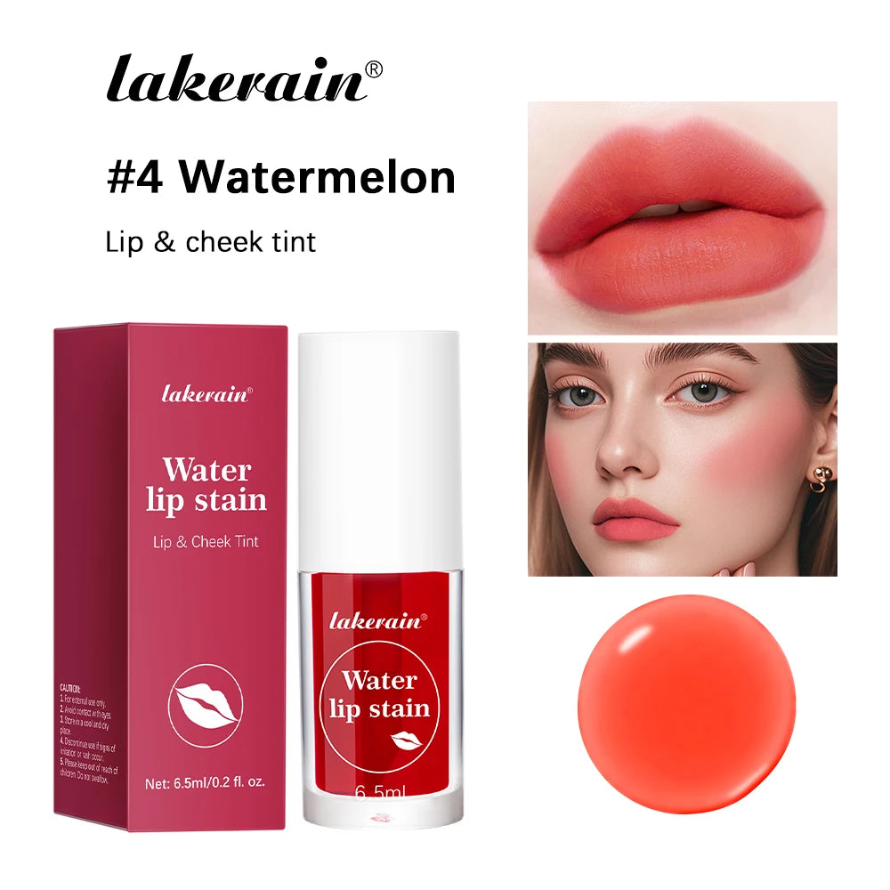 Water Lip Stain and Liquid Blush Long Lasting Tint - 34