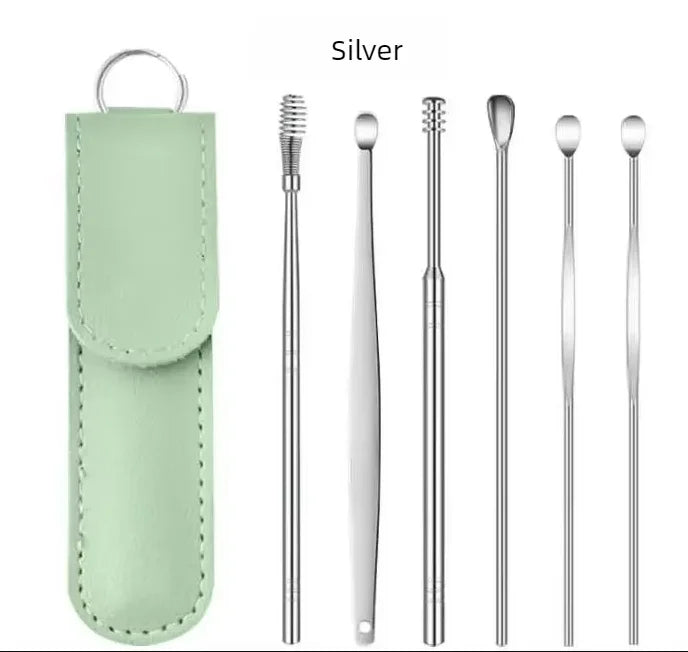 Ear Wax Removal Kit Stainless Steel Ear Pick Cleaning Tool Set - 21