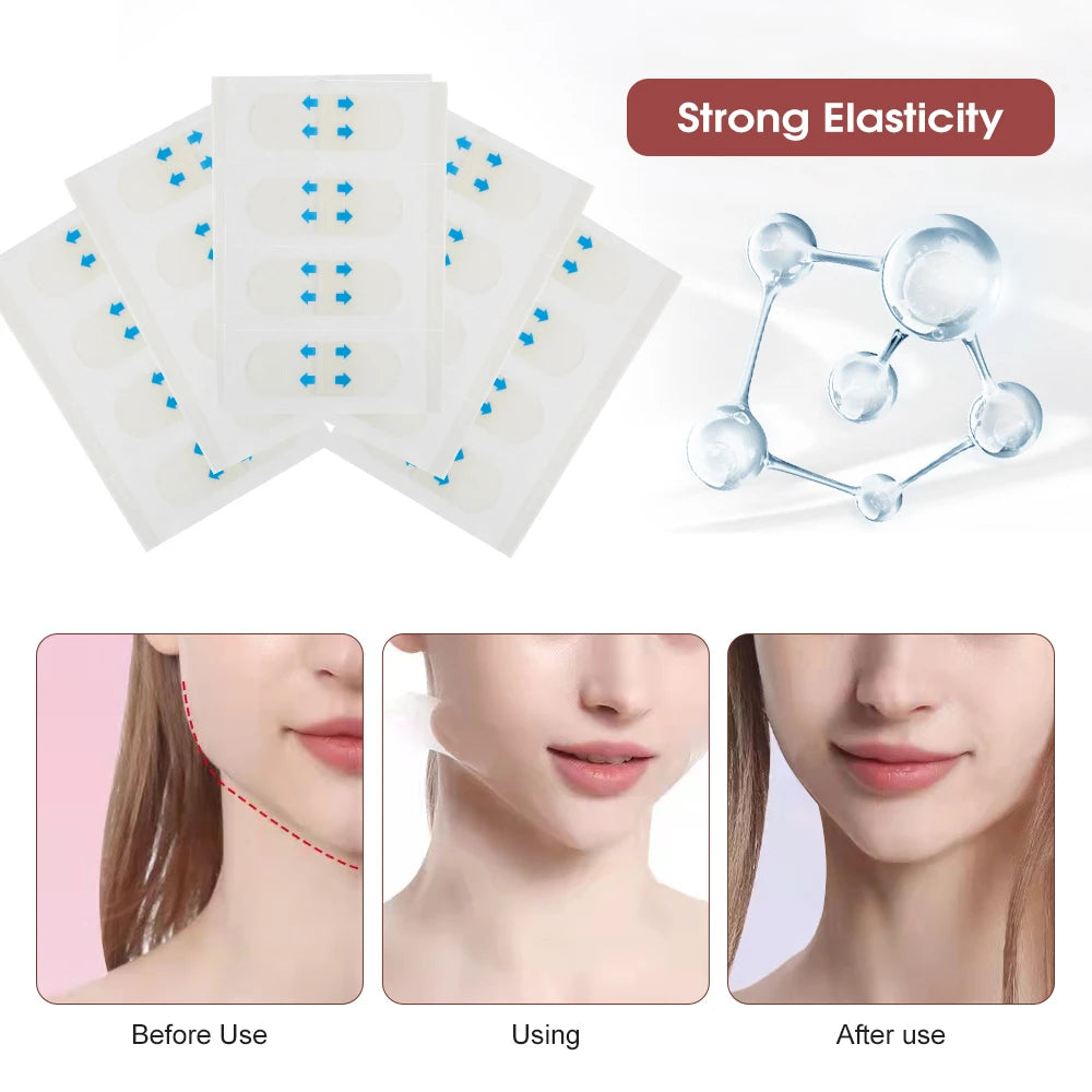 Invisible Face Lifting Patches V Line Skin Tightening Tape - 10
