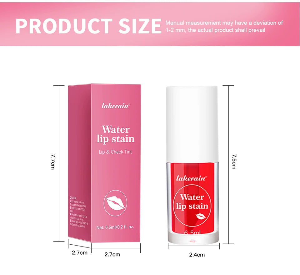 Water Lip Stain and Liquid Blush Long Lasting Tint