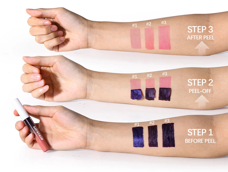 Peel Off Lip Stain Matte Waterproof Lip Tint Masque