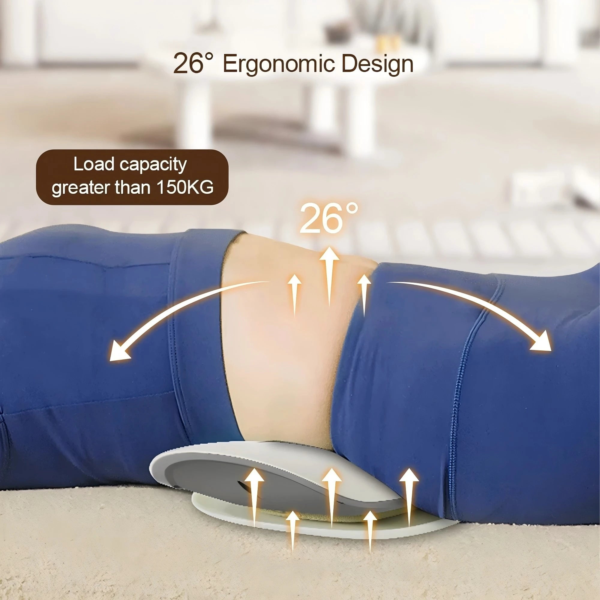 Electric Lumbar Traction Massager Back Stretcher Spine Support Device - 2