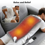 Electric Heating Pad and Thermal Warming Mat for Back Pain Relief
