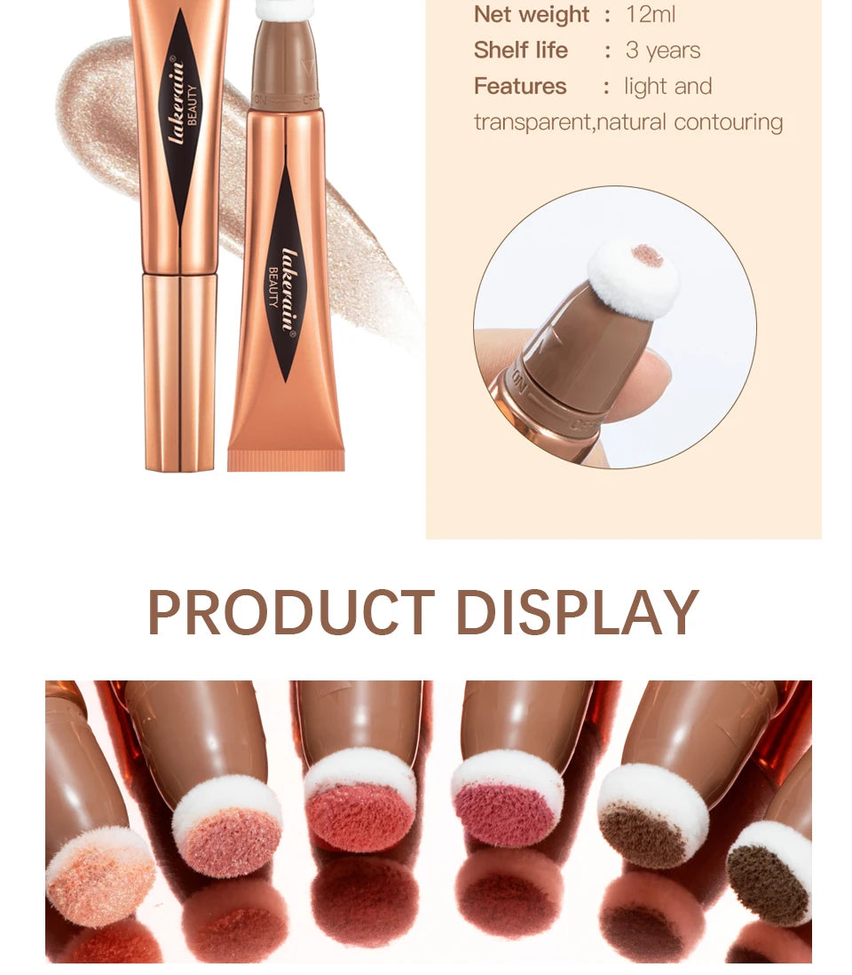 Liquid Face Contour Wand Stick Makeup Highlighter and Blusher