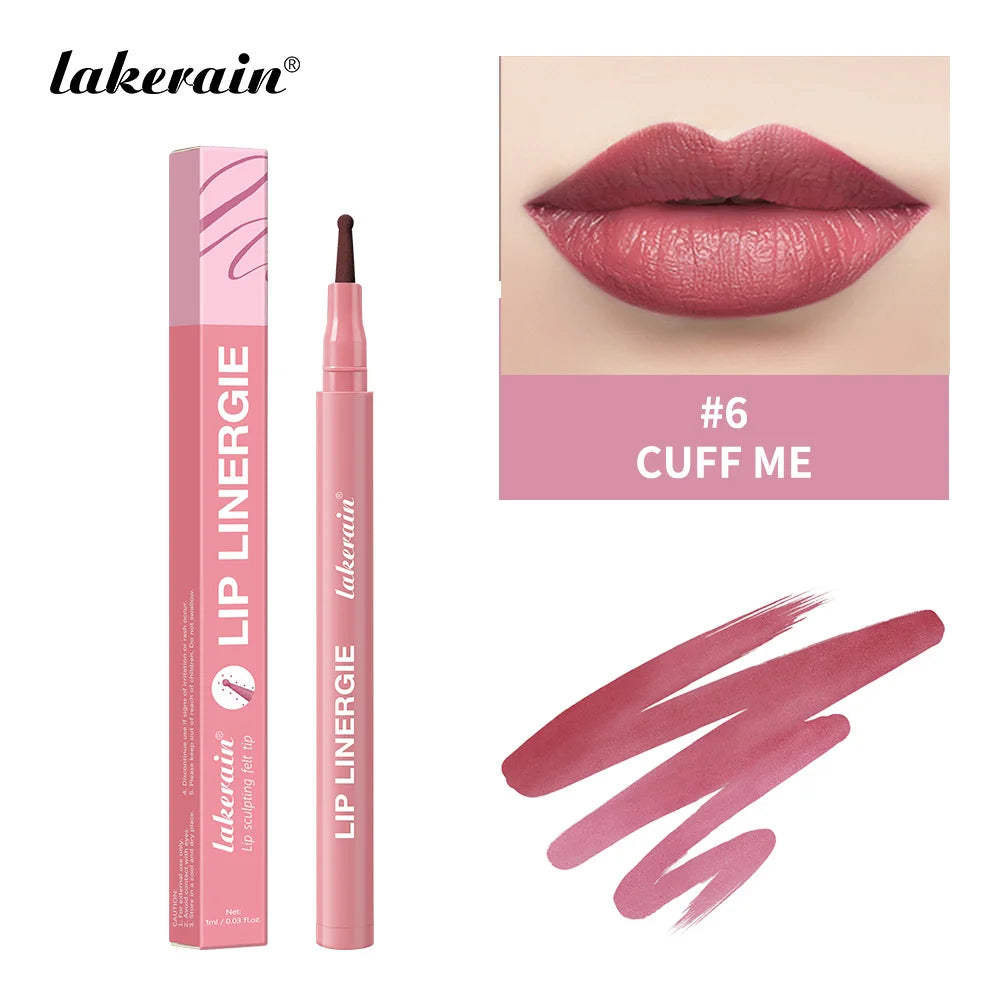 Waterproof Lip Liner Pencil Felt Tip Lip Stain Pen - 47