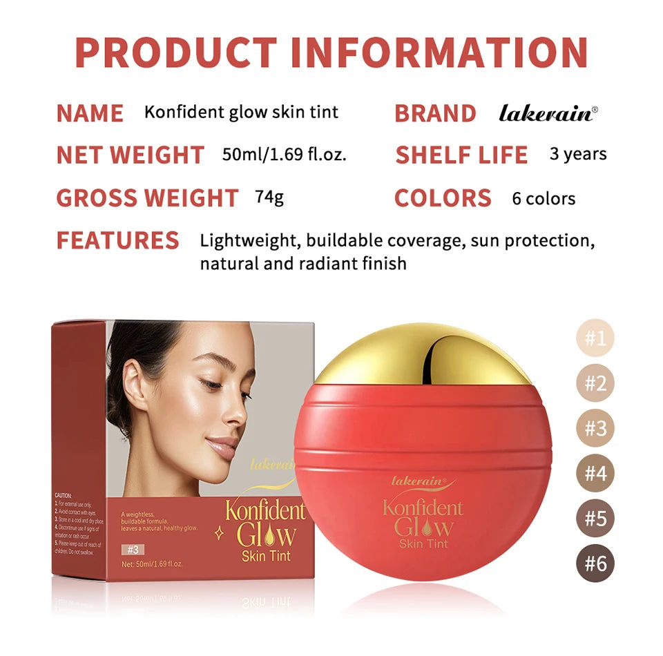 Glow Skin Tint Foundation Liquid Makeup Base