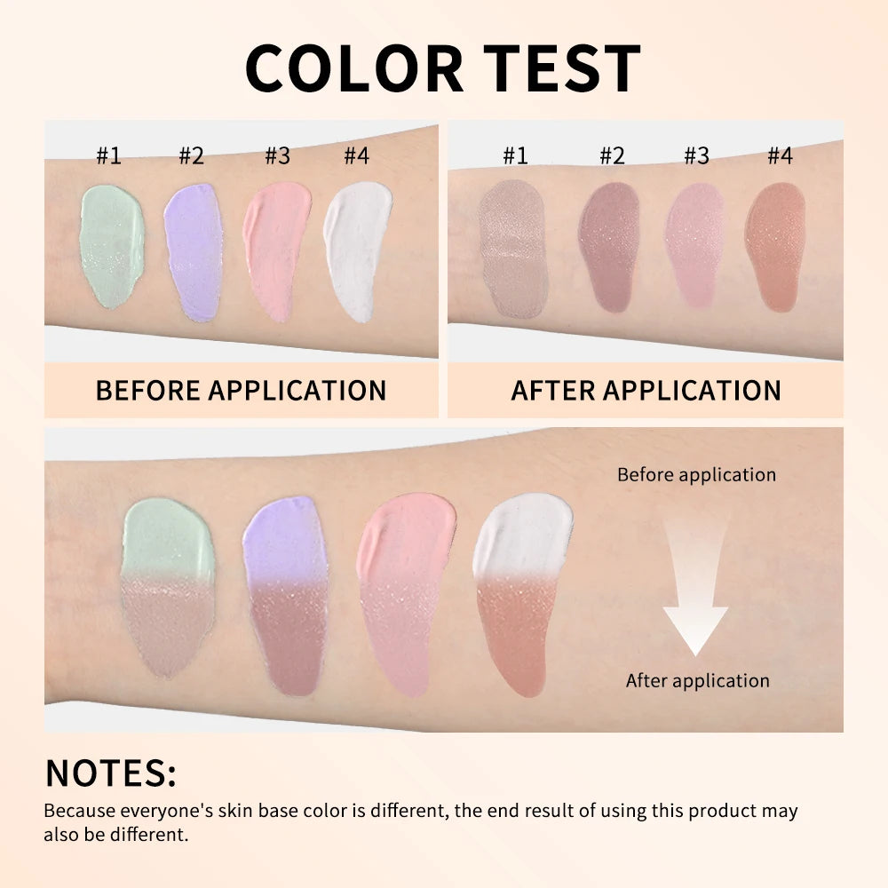 Color Changing Liquid Foundation Face Concealer Makeup Base - 5