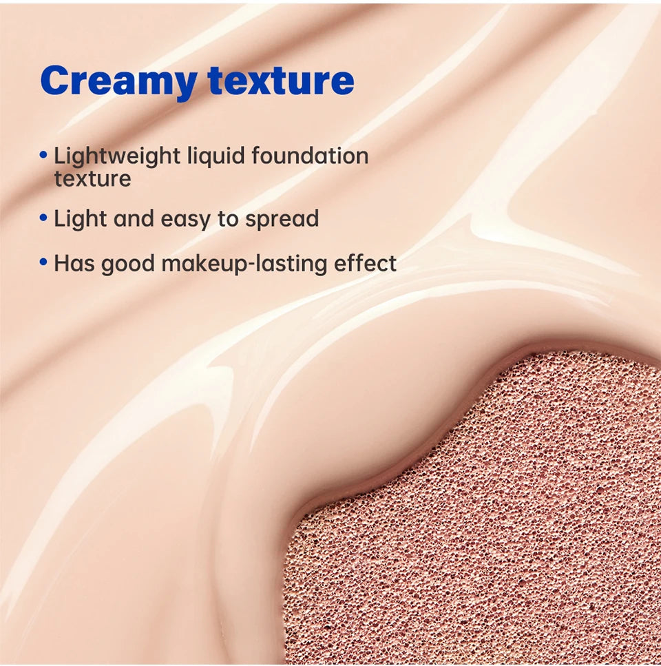 Cushion Foundation and CC Cream Long Lasting Waterproof Makeup - 12