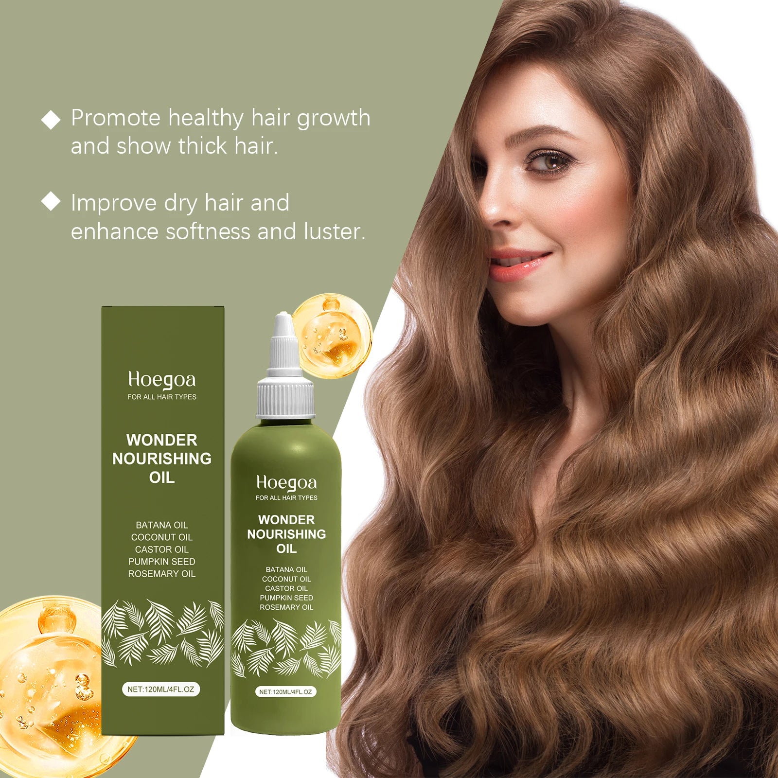 Nourishing Hair Growth Oil Scalp Treatment and Repair Serum - 6