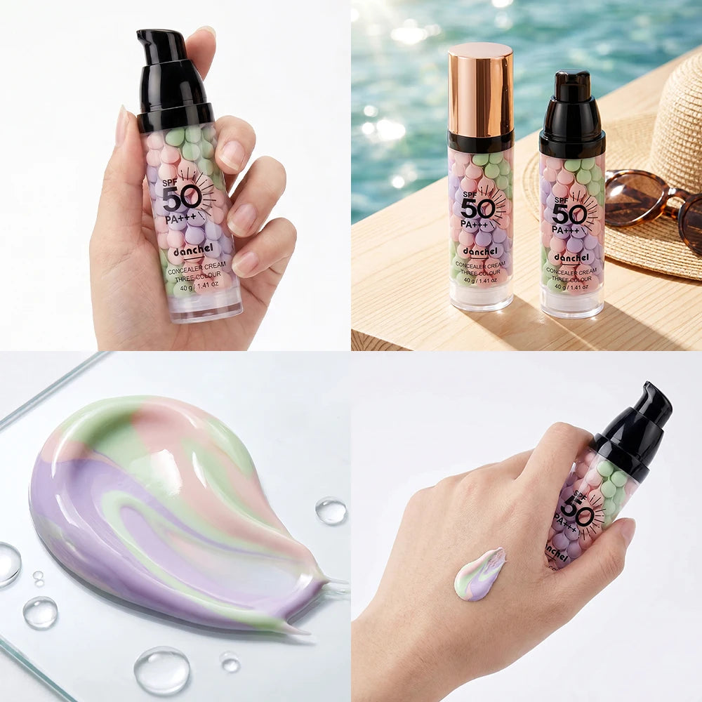 3 in 1 Color Correcting Primer SPF 50 Makeup Base and Sunscreen - 6