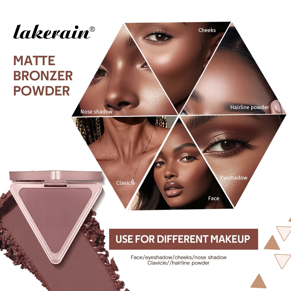 Matte Bronzer Powder Face Contouring Makeup