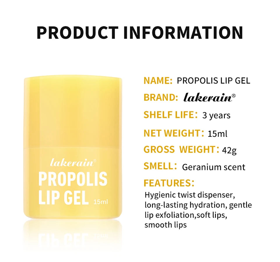 Propolis Lip Gel Hydrating Overnight Lip Mask and Balm