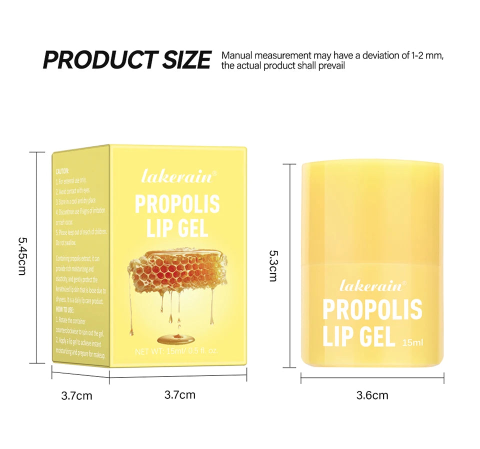 Propolis Lip Gel Hydrating Overnight Lip Mask and Balm