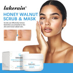 Honey Walnut Facial Scrub and Exfoliating Face Mask