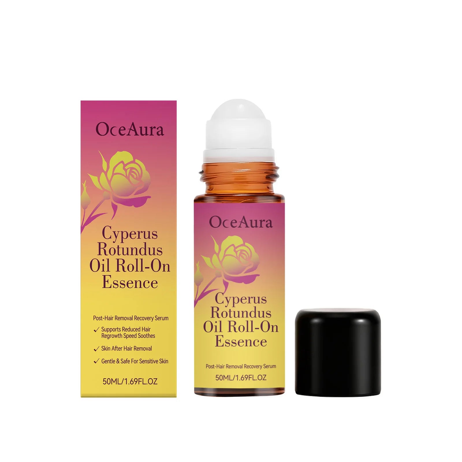 Cyperus Rotundus Roll On Oil Essence Post Hair Removal Soothing Serum - 7