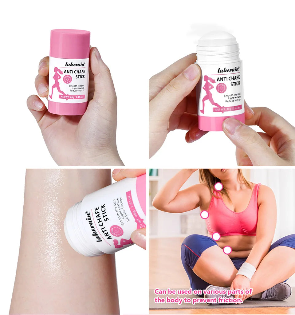 Anti Chafing Stick Friction Reducing Balm for Skin Protection