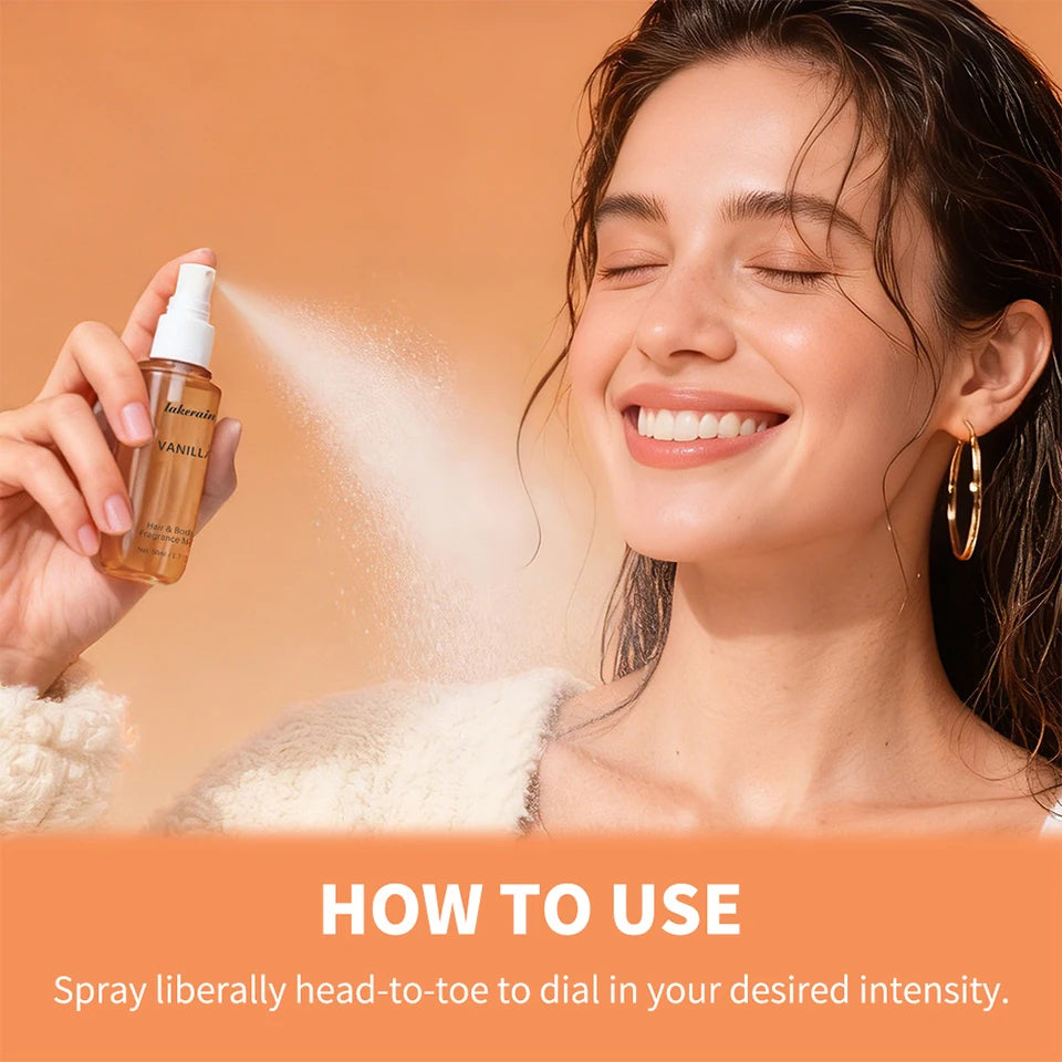 Vanilla and Rose Fragrance Mist Body Spray for Hair and Skin - 14